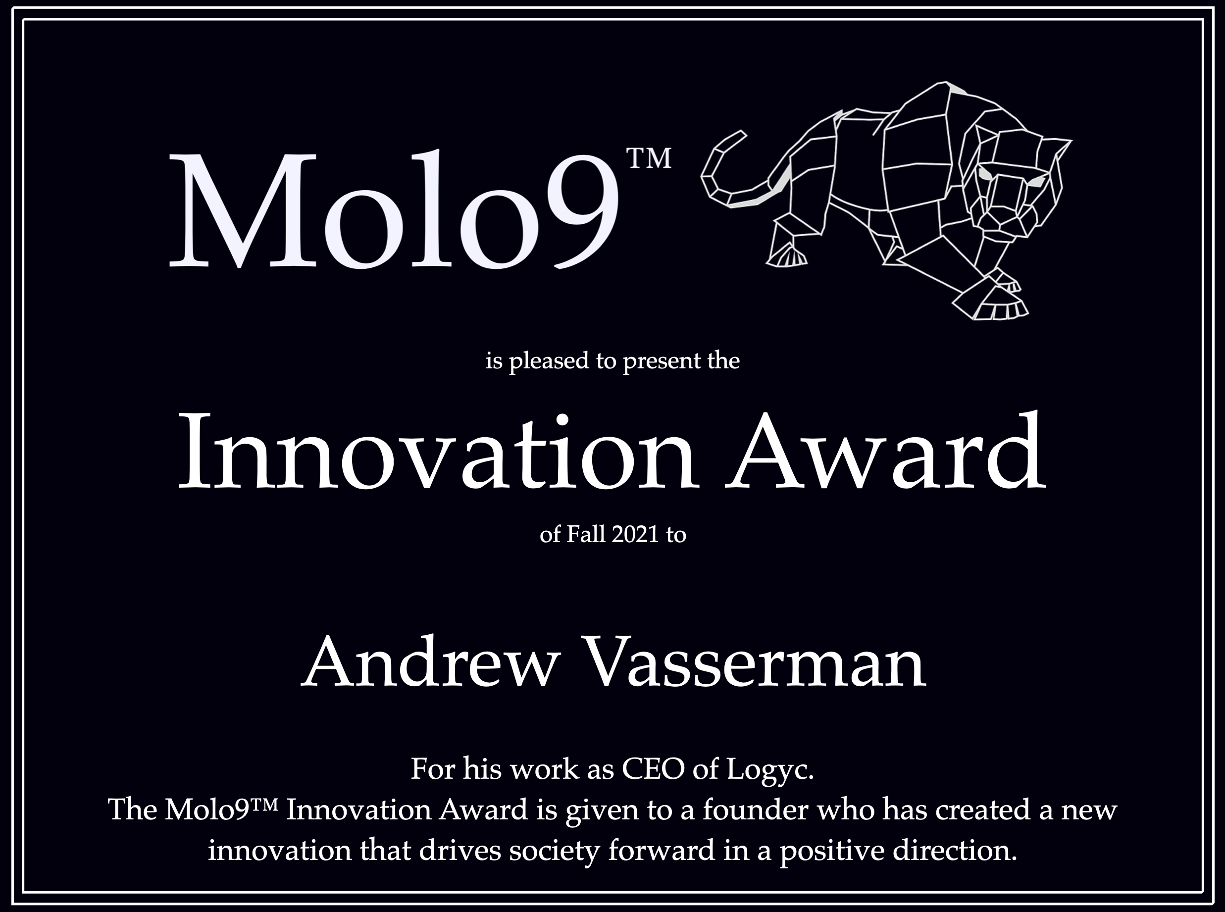 Innovation Award